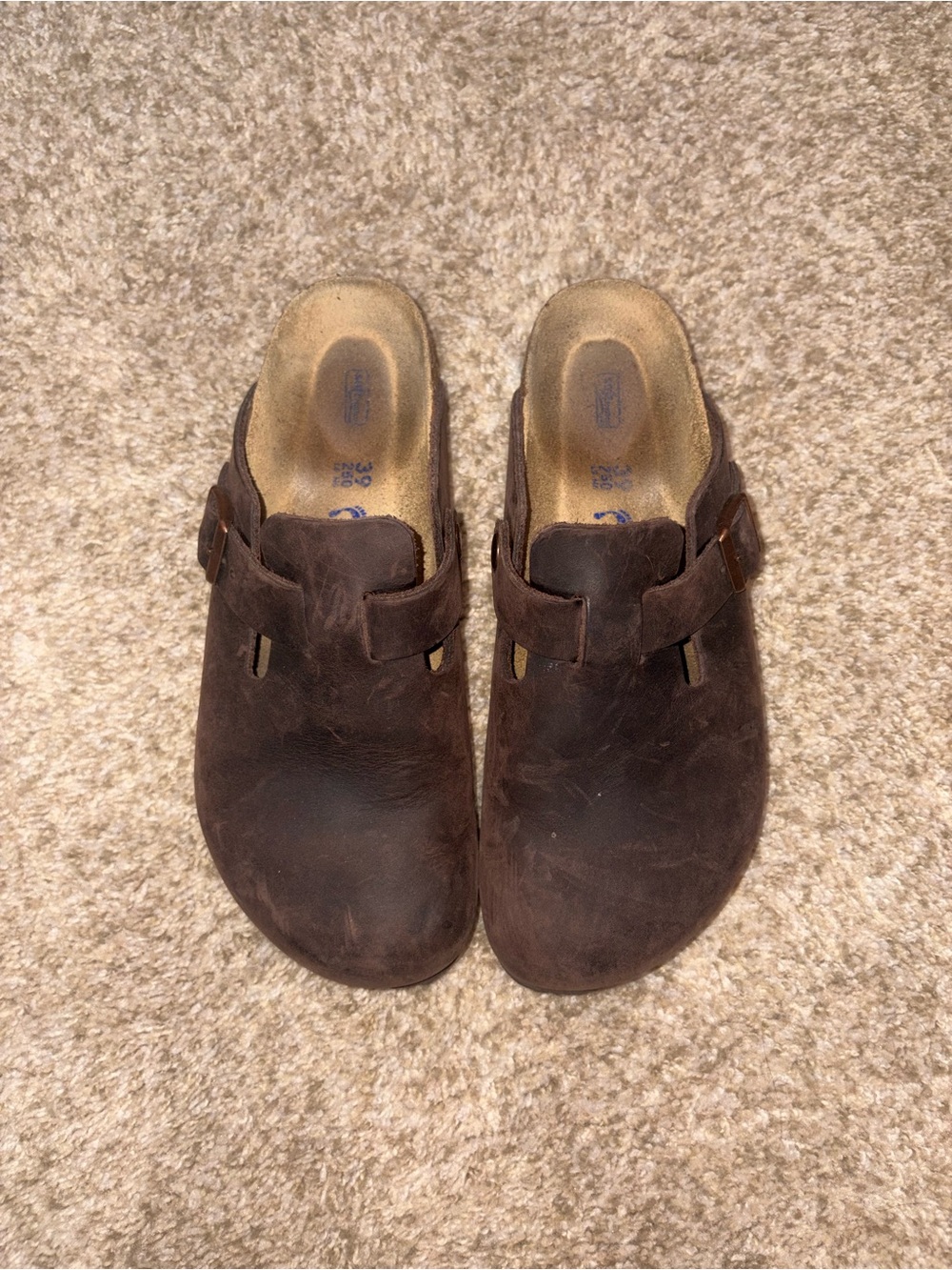 Women’s Brown Slip-On Leather Birkenstock